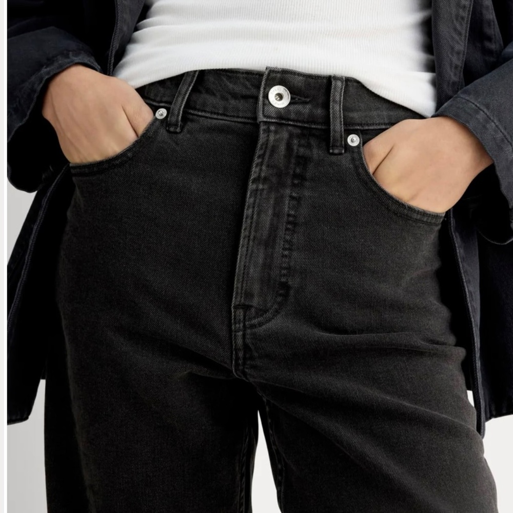 Everlane The Way-High Jean 2.0 in Washed Black in 29 - Picture 2 of 5